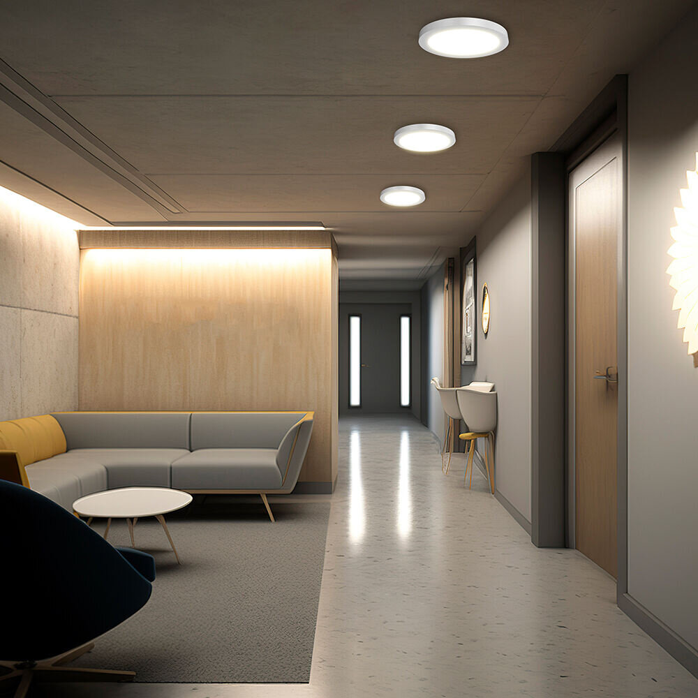 Braytron LED Plafonnière - 18W 1760lm - 3000K - Rond