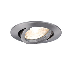 Braytron OP=OP LED Inbouwspot nikkel - Zaagmaat 70mm - Buitenmaat 82mm - excl. lichtbron Braytron OP=OP LED Inbouwspot nikkel - Zaagmaat 70mm - Buitenmaat 82mm - excl. lichtbron