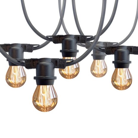 Kobi Prikkabel lichtslinger MIMOSA - 20m - 20x LED LampE27 - Excl. lichtbron Kobi Prikkabel lichtslinger MIMOSA - 20m - 20x LED LampE27 - Excl. lichtbron
