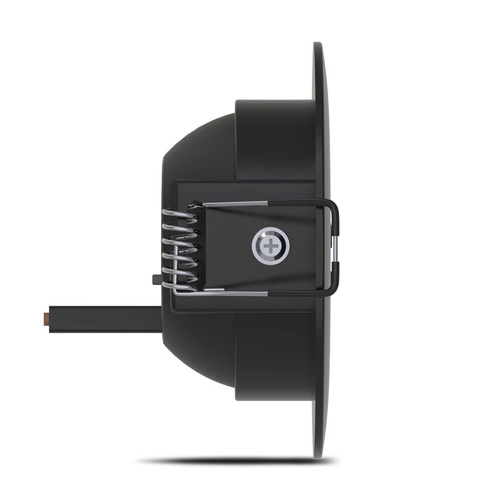 Modee Dimbare LED inbouwspot IP44  - Zwart 80MM - 4W 480Lm  - 3CCT - 3000K/4000K/6500K - Kantelbaar | Zaagmaat 68MM