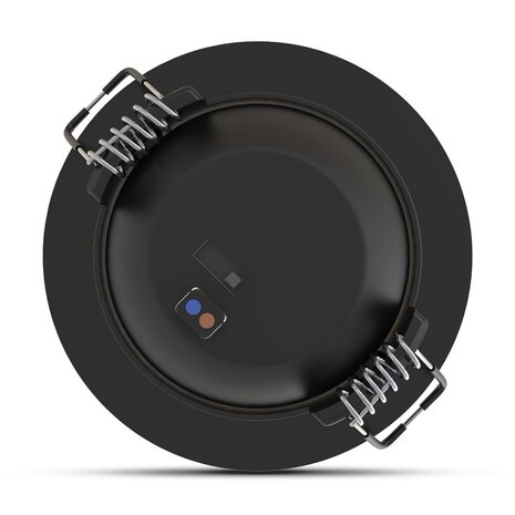 Modee Dimbare LED inbouwspot IP44  - Zwart 80MM - 4W 480Lm  - 3CCT - 3000K/4000K/6500K - Kantelbaar | Zaagmaat 68MM