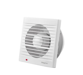 Braytron Badkamerventilator afzuigventilator - Zaagmaat 100mm - Buitenmaat 157mm - 12W - 34 dB Braytron Badkamerventilator afzuigventilator - Zaagmaat 100mm - Buitenmaat 157mm - 12W - 34 dB