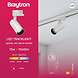 Braytron LED Railspot - Wit - 15W 1560lm - 3CCT 3000K/4000K/6000K | 3-Fase universeel Braytron LED Railspot - Wit - 15W 1560lm - 3CCT 3000K/4000K/6000K | 3-Fase universeel