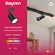 Braytron LED Railspot - 30W 2960lm - 3CCT 3000K/4000K/6000K - 3-Fase universeel - Zwart Braytron LED Railspot - 30W 2960lm - 3CCT 3000K/4000K/6000K - 3-Fase universeel - Zwart