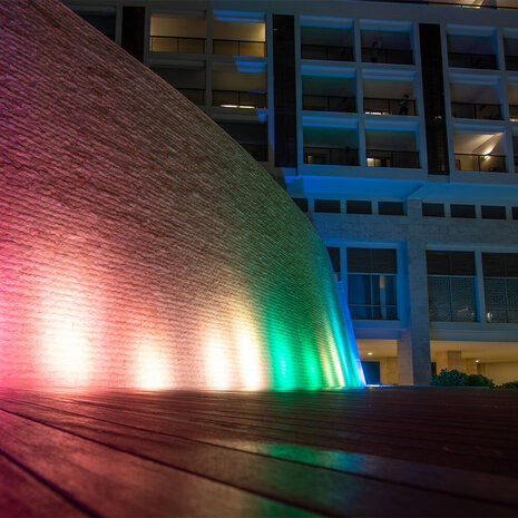 Braytron LED Schijnwerper - 50W DIM - RGB Kleuren - IP65 -  incl. Afstandsbediening