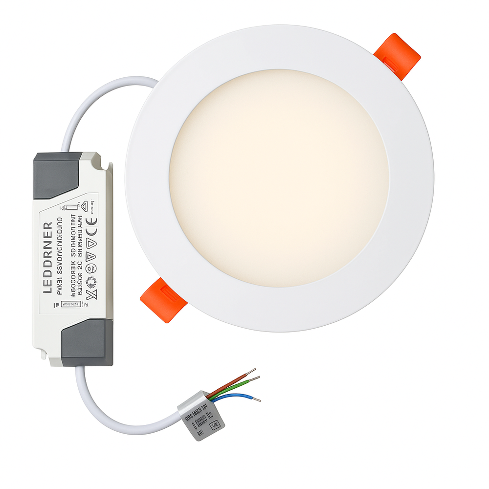 LCB LED Inbouwspot - 6W 600lm - 3000K 830 -  Zaagmaat 105mm - Buitenmaat 110mm LCB LED Inbouwspot - 6W 600lm - 3000K 830 -  Zaagmaat 105mm - Buitenmaat 110mm