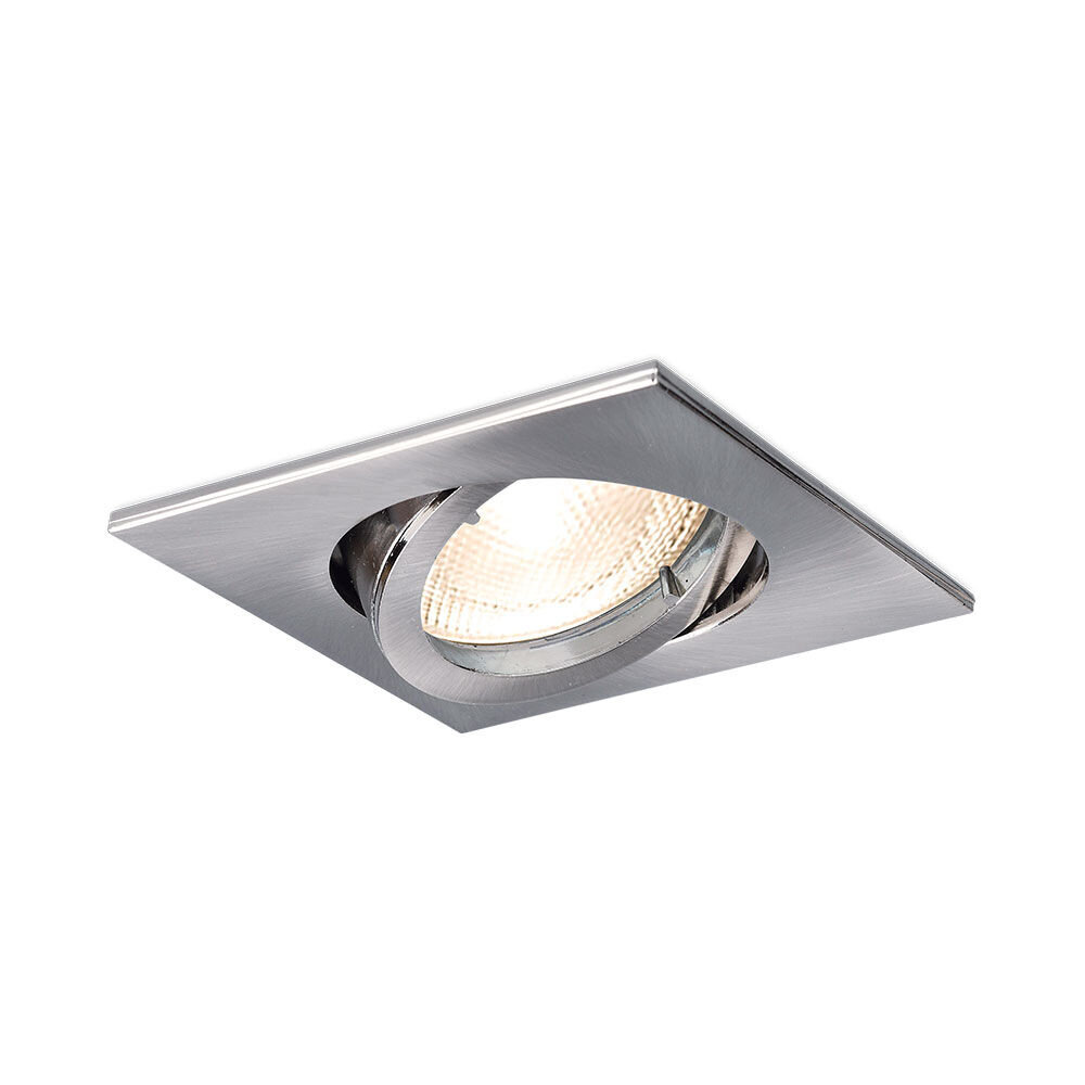 Braytron LED Inbouwspot kantelbaar - Zaagmaat 70mm - Buitenmaat 82mm - Aluminium Zilver Braytron LED Inbouwspot kantelbaar - Zaagmaat 70mm - Buitenmaat 82mm - Aluminium Zilver