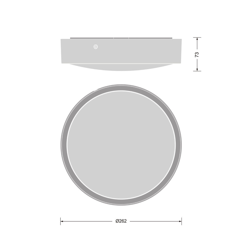 Ledvance LED Plafondlamp Rond Zwart 10W 1220lm - 830-840 CCT | 262mm - IP65 - Bewegings- en Lichtsensor Ledvance LED Plafondlamp Rond Zwart 10W 1220lm - 830-840 CCT | 262mm - IP65 - Bewegings- en Lichtsensor