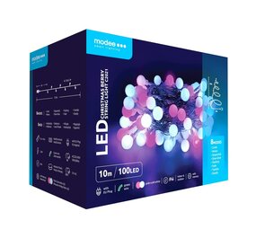 Modee Kerstverlichting Roze & Koud Wit - 10 Meter - 100 LED's Modee Kerstverlichting Roze & Koud Wit - 10 Meter - 100 LED's