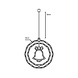Modee LED Kerstkrans Bel - Ø50cm - 48 LED's - Warm Wit - Op Batterij Modee LED Kerstkrans Bel - Ø50cm - 48 LED's - Warm Wit - Op Batterij