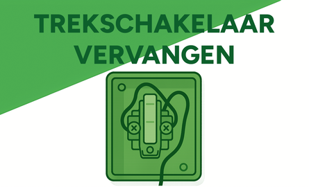 Hoe vervang ik een trekschakelaar?