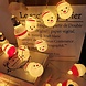 Modee Kerst Lichtsnoer met Sneeuwpoppen Wit - 1.2 Meter - 10 LED's - Op Batterij Modee Kerst Lichtsnoer met Sneeuwpoppen Wit - 1.2 Meter - 10 LED's - Op Batterij