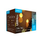 Modee OP=OP Kerst Lichtsnoer met Sneeuwpoppen - 1.35 Meter - 10 LED's - Op Batterij