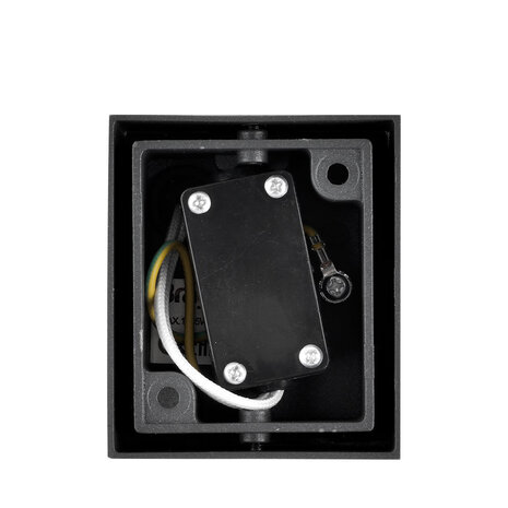 Braytron LED Wandlamp Buiten - 1x GU10 - IP44 - Antraciet - Aluminium