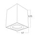 Braytron LED Plafondspot - 1xGU10 - 97x97x125mm - IP20 - Aluminium - Zwart Braytron LED Plafondspot - 1xGU10 - 97x97x125mm - IP20 - Aluminium - Zwart