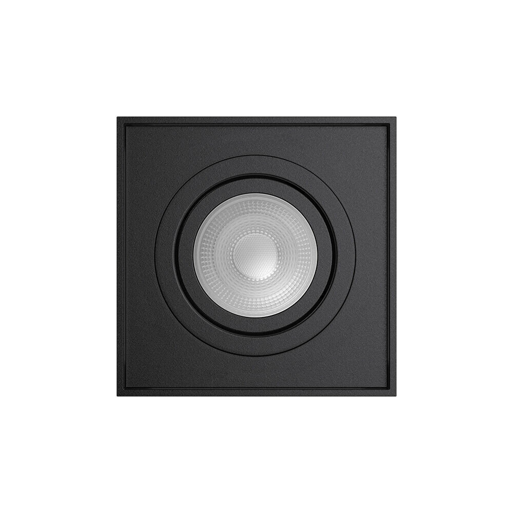 Braytron LED Plafondspot - 1xGU10 - 97x97x125mm - IP20 - Aluminium - Zwart Braytron LED Plafondspot - 1xGU10 - 97x97x125mm - IP20 - Aluminium - Zwart