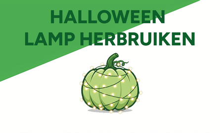 Hoe herbruik je jouw lampen na Halloween?