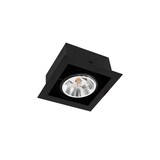 LED AR111 inbouwspot zwart vierkant - Enkelvoudig voor 1 LED AR111 spots