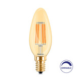 Braytron OP=OP LED Filament Lamp - E14 C35 - 4W 360lm - 2200K Extra warm wit | Dimbaar Braytron OP=OP LED Filament Lamp - E14 C35 - 4W 360lm - 2200K Extra warm wit | Dimbaar