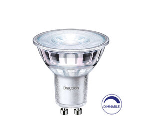 Braytron LED Spot - GU10 - 5.5W 400lm - 3000K Warm wit | Dimbaar