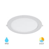 Braytron LED Inbouw Paneel Rond - 229mm - 18W 1760lm - 3000K/4000K/6000K - CCT - Wit | Zaagmaat 205mm Braytron LED Inbouw Paneel Rond - 229mm - 18W 1760lm - 3000K/4000K/6000K - CCT - Wit | Zaagmaat 205mm
