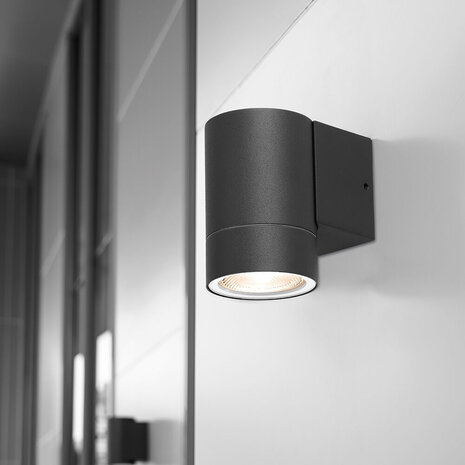 Braytron LED Wandlamp - IP44 - Grijs - 1xGU10 - Max. 35W | Exclusief lichtbron Braytron LED Wandlamp - IP44 - Grijs - 1xGU10 - Max. 35W | Exclusief lichtbron