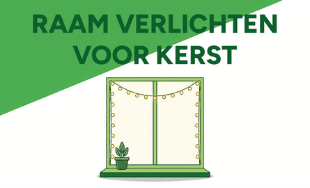 Hoe verlicht je je ramen voor Kerst?
