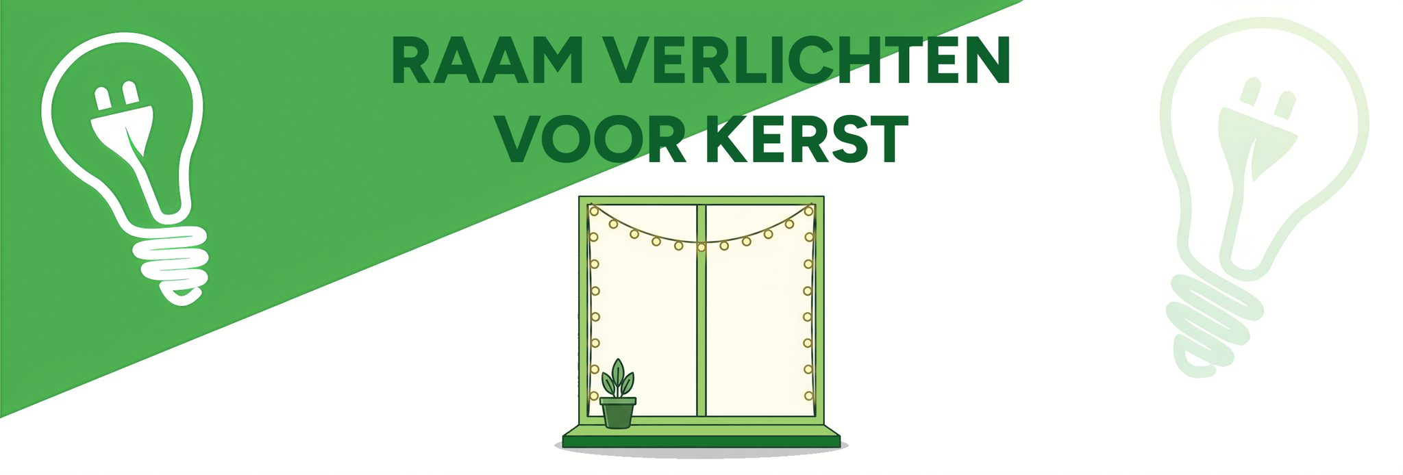 Hoe verlicht je je ramen voor Kerst?