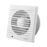 Braytron Badkamerventilator afzuigventilator - Zaagmaat 150mm - Buitenmaat 200mm - 18W - 37dB