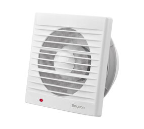 Braytron Badkamerventilator afzuigventilator - Zaagmaat 150mm - Buitenmaat 200mm - 18W - 37dB Braytron Badkamerventilator afzuigventilator - Zaagmaat 150mm - Buitenmaat 200mm - 18W - 37dB
