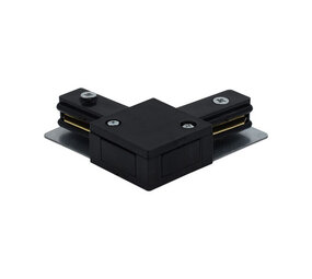 Braytron 1-Fase Spanningsrail - Hoekverbinding - Zwart