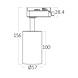 Braytron 1-Fase Spanningsrail - Railspot - GU10 - 54x100mm - Zwart - Aluminium Braytron 1-Fase Spanningsrail - Railspot - GU10 - 54x100mm - Zwart - Aluminium
