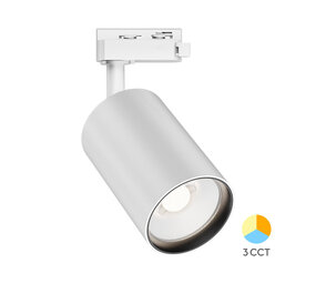 Braytron LED Railspot 1-Fase - Wit - 30W 2960lm - 3CCT - 3000K/4000K/6000K | 2 Jaar garantie Braytron LED Railspot 1-Fase - Wit - 30W 2960lm - 3CCT - 3000K/4000K/6000K | 2 Jaar garantie