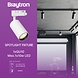 Braytron 1-Fase Spanningsrail - Railspot - GU10 - 57x100mm - Wit - Aluminium