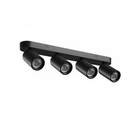 Spectrum Plafondspot Madara Altro aluminium zwart | Geschikt voor 4x GU10