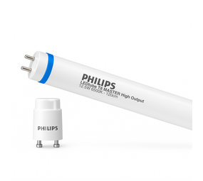 Philips MASTER LED T8 Conventional (EM), Mains (AC) High Output T8 11.3W 2100lm - 865 Daglicht | 120cm - Vervangt 36W
