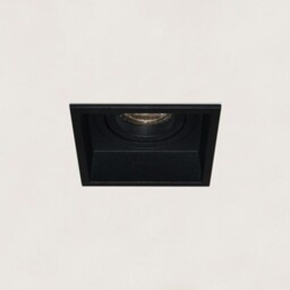 Artdelight designverlichting Inbouwspot armatuur IP20 - Vierkant REX 92MM - Zwart - 1-Lichts | GU10 Fitting - Kantelbaar 30° - Zaagmaat 86MM Artdelight designverlichting Inbouwspot armatuur IP20 - Vierkant REX 92MM - Zwart - 1-Lichts | GU10 Fitting - Kantelbaar 30° - Zaagmaat 86MM