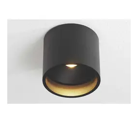 Artdelight designverlichting LED Plafondspot armatuur IP54 - Ormond Rond 110MM - Zwart - 1-Lichts 7W 805Lm | 2700K - Geschikt voor Binnen en Buiten Artdelight designverlichting LED Plafondspot armatuur IP54 - Ormond Rond 110MM - Zwart - 1-Lichts 7W 805Lm | 2700K - Geschikt voor Binnen en Buiten