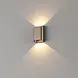 Artdelight designverlichting Dimbare LED Wandlamp IP54 - Diaz S Brons - 2700K Warm wit | 2-Lichts UP Down - Geschikt Voor Binnen & Buiten