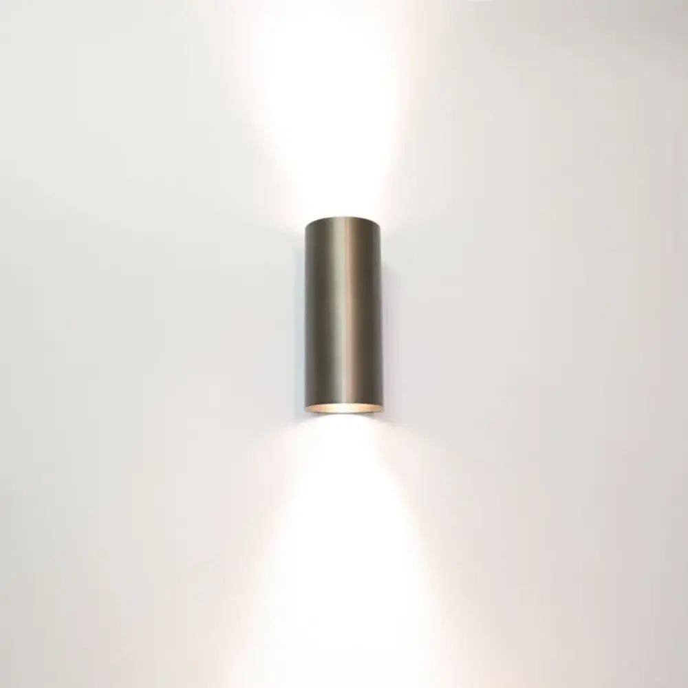 Artdelight designverlichting Decoratieve Wandlamp Roulo 2 Gun Metal | GU10 Dimbaar. IP20 Artdelight designverlichting Decoratieve Wandlamp Roulo 2 Gun Metal | GU10 Dimbaar. IP20