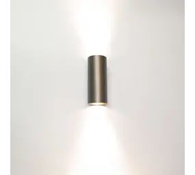 Artdelight designverlichting Decoratieve Wandlamp Roulo 2 Gun Metal | GU10 Dimbaar. IP20 Artdelight designverlichting Decoratieve Wandlamp Roulo 2 Gun Metal | GU10 Dimbaar. IP20