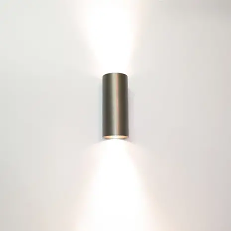 Artdelight designverlichting Decoratieve Wandlamp Roulo 2 Gun Metal | GU10 Dimbaar. IP20 Artdelight designverlichting Decoratieve Wandlamp Roulo 2 Gun Metal | GU10 Dimbaar. IP20