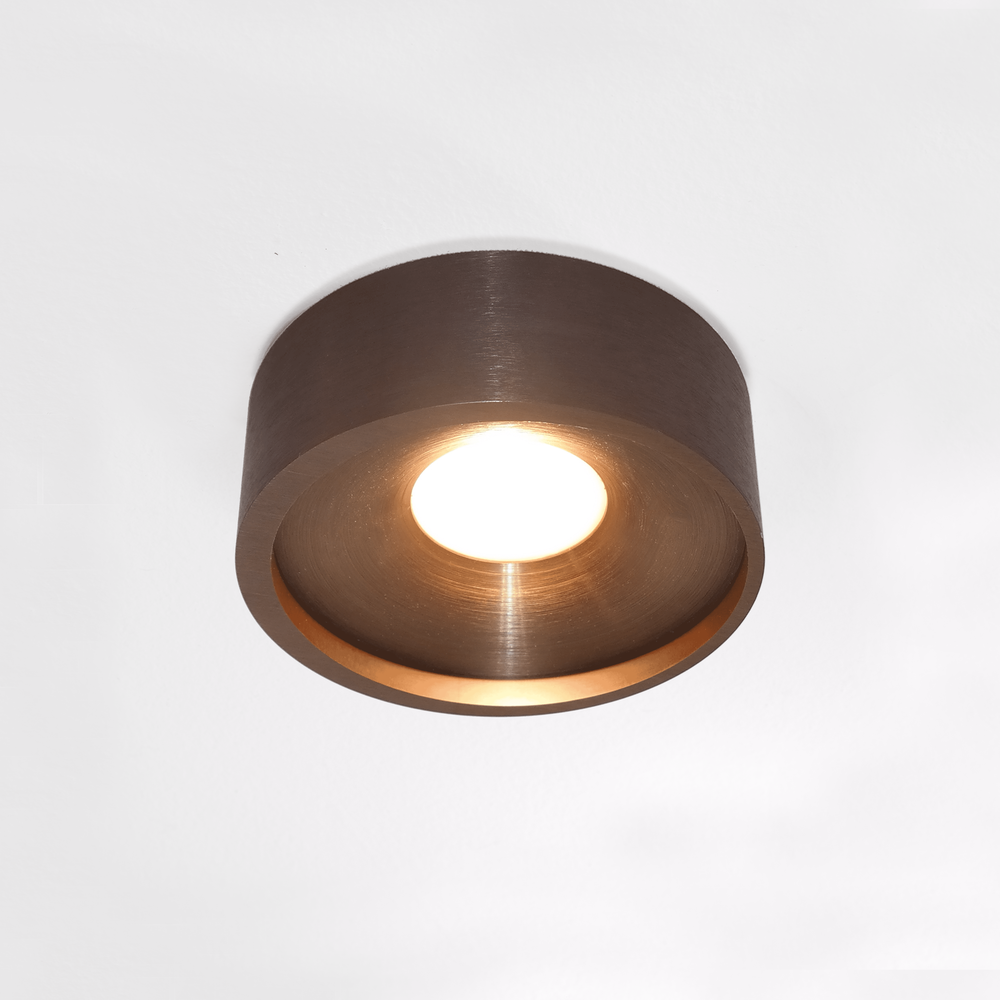 Artdelight designverlichting Plafondlamp Orlando Brons | 10W 2700K Dimb. IP20