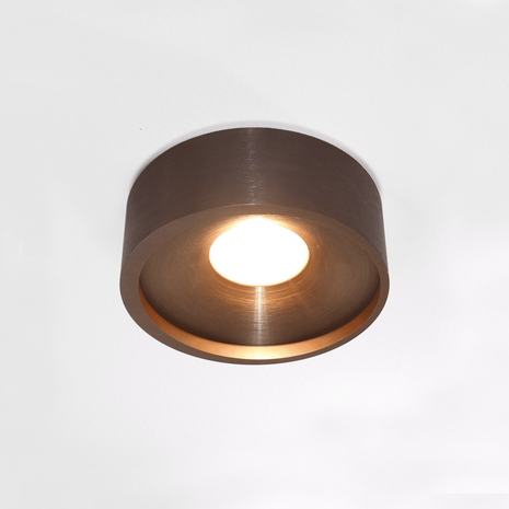 Artdelight designverlichting Plafondlamp Orlando Brons | 10W 2700K Dimb. IP20