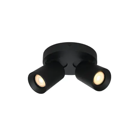 Artdelight designverlichting Plafondspot Megano Zwart | 2x GU10 Dimb. Aluminium Artdelight designverlichting Plafondspot Megano Zwart | 2x GU10 Dimb. Aluminium