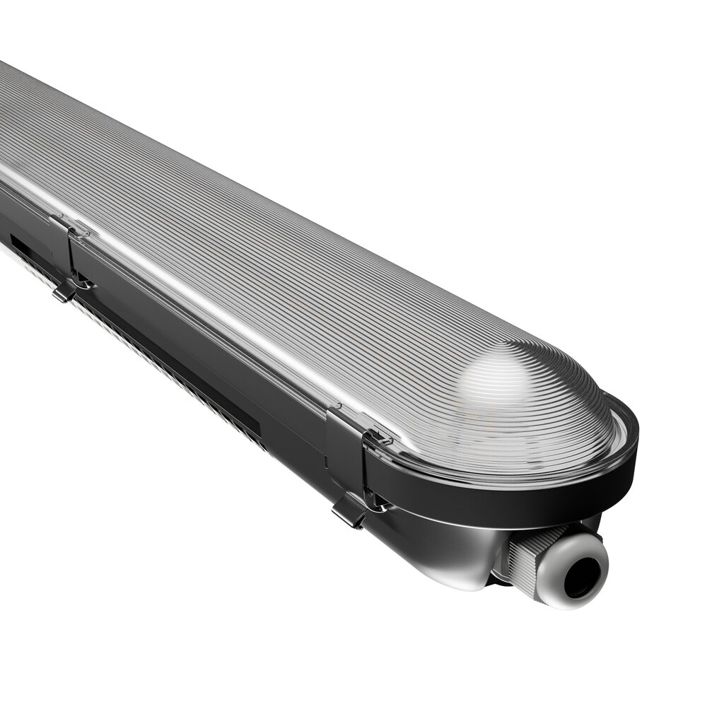 Spectrum LED Montagebalk Waterdicht IP66 - Zwart | 120cm LIMEA PRO - 20-40W - 3000-6000Lm Multi Lumen Switch | 4000K 840 Koel Wit - IK10 Spectrum LED Montagebalk Waterdicht IP66 - Zwart | 120cm LIMEA PRO - 20-40W - 3000-6000Lm Multi Lumen Switch | 4000K 840 Koel Wit - IK10