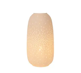 Lucide LED Tafellamp - FLORES - Porselein - 1x E14 Fitting Max. 25W - Ø 17,5 cm - Niet dimbaar | Exclusief Lichtbron Lucide LED Tafellamp - FLORES - Porselein - 1x E14 Fitting Max. 25W - Ø 17,5 cm - Niet dimbaar | Exclusief Lichtbron