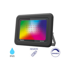 Braytron LED Schijnwerper - 30W DIM - RGB Kleuren - IP65 -  incl. Afstandsbediening Braytron LED Schijnwerper - 30W DIM - RGB Kleuren - IP65 -  incl. Afstandsbediening