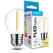 Modee LED Lamp E27 G45  - 1W 70lm - 2700K warm wit licht - glas