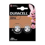 Duracell Duracell Lithium Batterij CR2016 - 2 stuks